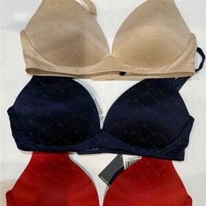 Ralph Lauren Comfort Collection Repeat -logo Wireless T-shirt Bras 38C